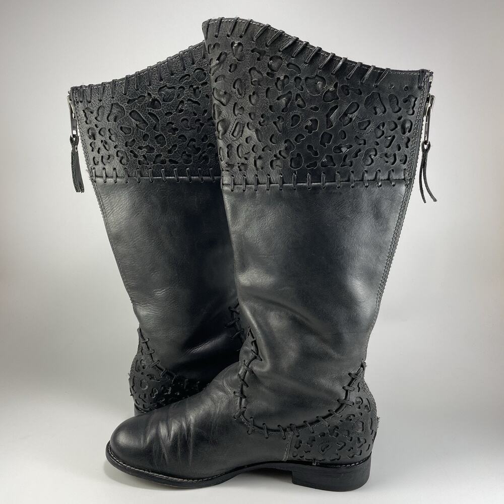 Corral Charlie Riding Boot Womens Size 8 M Indie Spirit Black Western Cowgirl - Picture 10 of 10